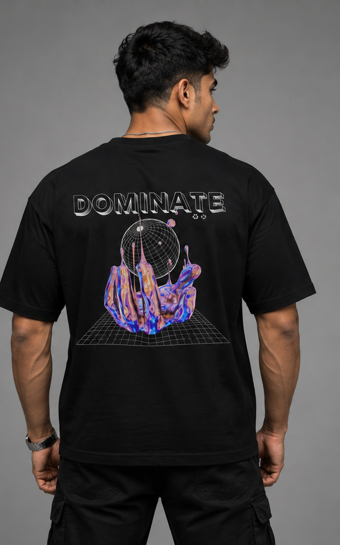 SIVO DOMINATE OVERSIZED TEE 200 GSM oversized graphic T-shirt