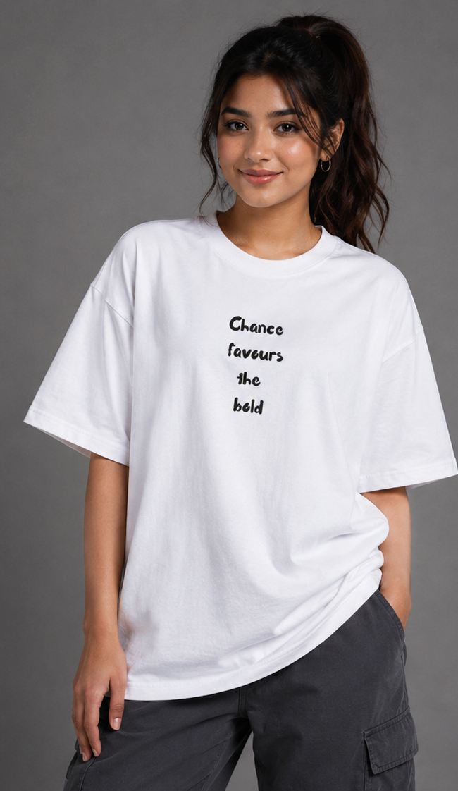 SIVO LUCKY CAT OVERSIZED TEE 200 GSM oversized graphic T-shirt